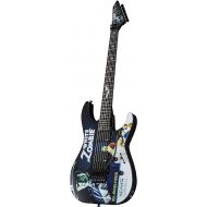 ESP LTD KH-WZ Signature Series Kirk Hammett White Zombie Electric Guitar with Case