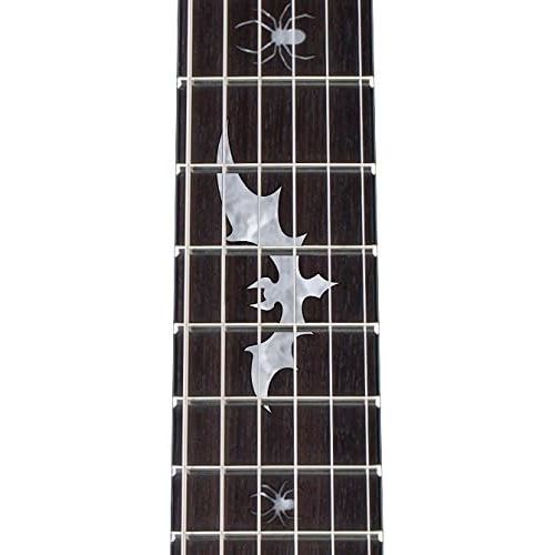  ESP LTD KH-WZ Signature Series Kirk Hammett White Zombie Electric Guitar with Case