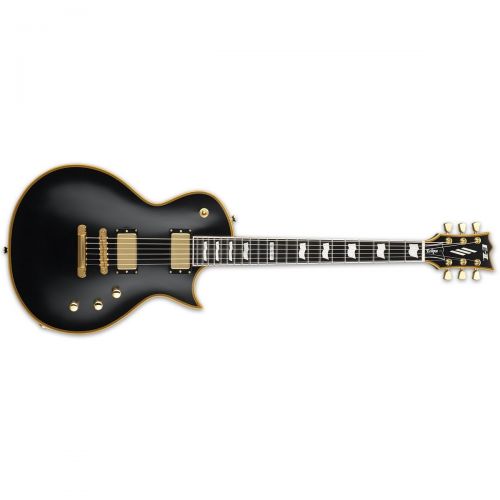  ESP Guitars ESP E-II ECDB Eclipse Electric Guitar with Case, Vintage Black