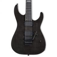 ESP Guitars ESP E-II M-II Electric Guitar with Case, See Thru Black