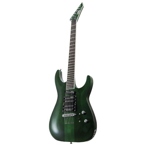  ESP Guitars ESP LTD SC-20 Signature Series Stephen Carpenter Electric Guitar with Case, See Thru Green