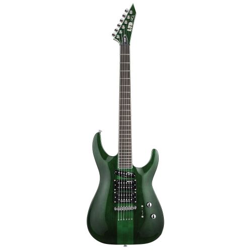  ESP Guitars ESP LTD SC-20 Signature Series Stephen Carpenter Electric Guitar with Case, See Thru Green