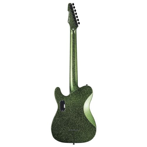  ESP Guitars ESP LTD SC-20 Signature Series Stephen Carpenter Electric Guitar with Case, See Thru Green