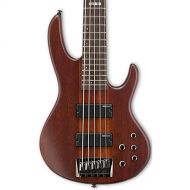 ESP Guitars ESP LTD D-5 5-String Electric Bass Guitar, Natural Satin