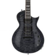 ESP Guitars ESP LTD EC-1000 Piezo Electric Guitar, See Thru Black