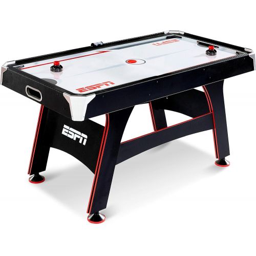  ESPN Sports Air Hockey Game Table: Indoor Arcade Gaming Set with Electronic Score System - Multiple Styles