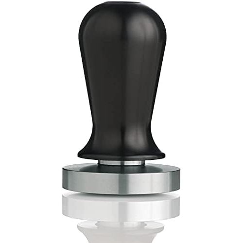  ESPRO Calibrated Stainless Steel Flat Espresso Coffee Tamper, 57 mm, Black