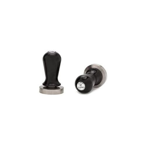  ESPRO Calibrated Stainless Steel Flat Espresso Coffee Tamper, 53 mm, Black