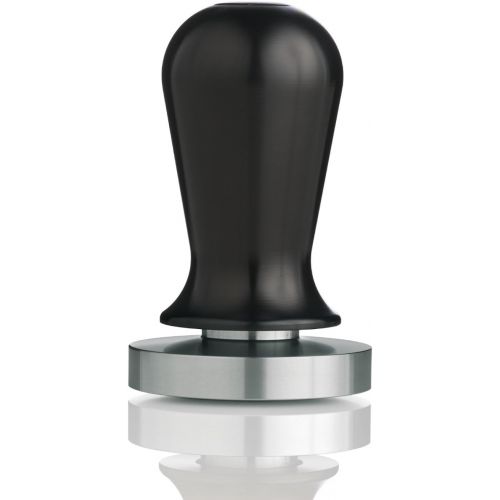  ESPRO Calibrated Stainless Steel Convex Espresso Coffee Tamper, 58 mm, Black