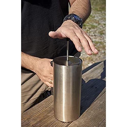  [아마존베스트]ESPRO P6 Double Walled Stainless Steel Coffee French Press, 32 Ounce, Brushed Stainless Steel