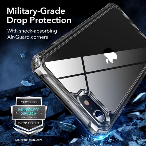  [아마존베스트]ESR Air Armor Designed for iPhone SE 2020 Case/iPhone 8 Case [Shock-Absorbing] [Scratch-Resistant] [Military Grade Protection] Hard Polycarbonate + Flexible Polymer Frame, for iPho