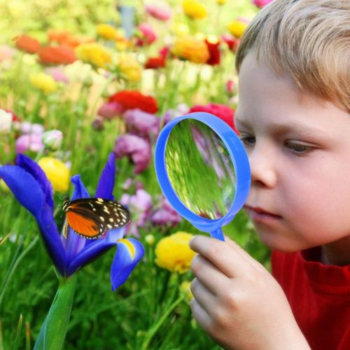  [아마존베스트]ESSENSON Outdoor Explorer Kit & Bug Catcher Kit with Binoculars, Flashlight, Compass, Magnifying Glass, Critter Case and Butterfly Net Great Toys Kids Gift for Boys & Girls Age 3-12 Year Ol