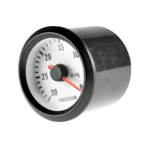  ESUPPORT Car Motor Vehicle Black Face 2 52mm Pointer Vacuum Gauge Meter LED Light