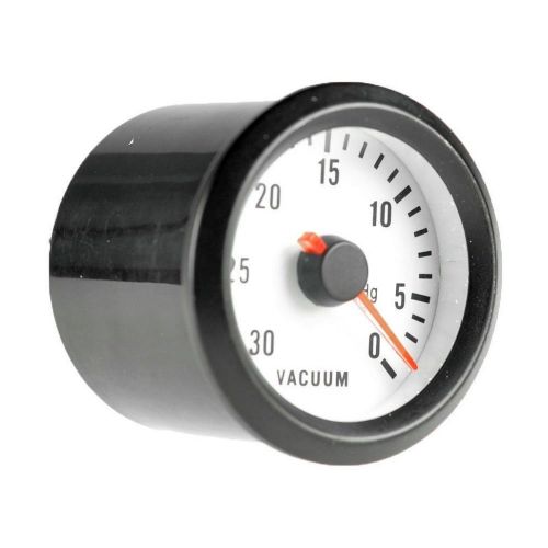  ESUPPORT Car Motor Vehicle Black Face 2 52mm Pointer Vacuum Gauge Meter LED Light