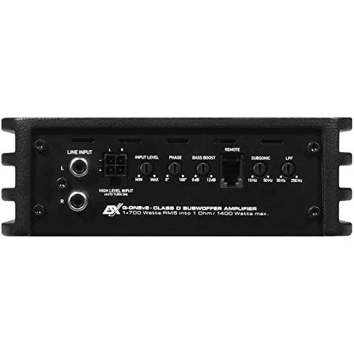  [아마존베스트]-Service-Informationen ESX Q-ONEv2 12V Quantum Digital Monoblock Mono Class D Digital Compact Amplifier 1400 Watt