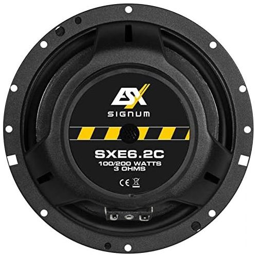  ESX SXE6.2C Component Speakers with 200 Watt RMS 100 Watt 16.5 cm