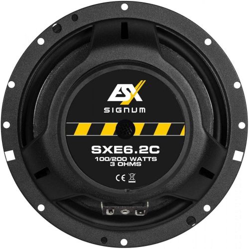  ESX SXE6.2C Component Speakers with 200 Watt RMS 100 Watt 16.5 cm