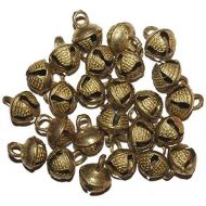 [아마존베스트]eSplanade 100 Pcs Indian Brass Anklets Gungroo Bells Loose Beads Bellydance Music lessons Craft