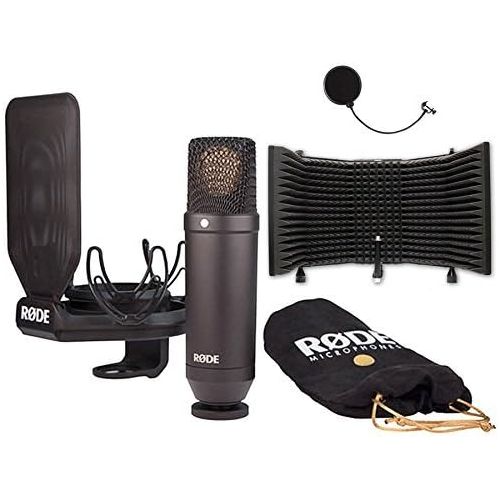  EStudioStar Rode NT1 Kit Condenser Microphone with Microphone Isolation Shield