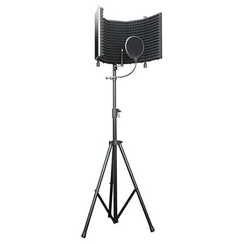  EStudioStar PreSonus AudioBox iTwo Studio Recording Kit with AxcessAbles Recording Studio Microphone Isolation Shield and Stand