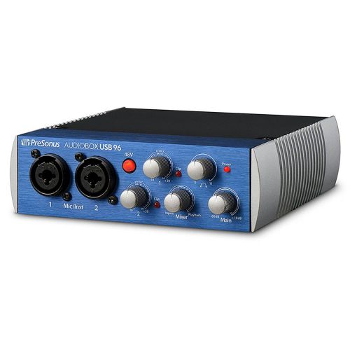  EStudioStar Presonus AudioBox USB 96 Recording Podcast interface and 2 AxcessAbles Cables