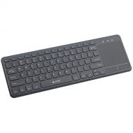 ESynic eSynic 2.4G Wireless Touch Keyboard USB TouchPad Media Keyboard with Built-in Large Size Trackpad Mouse Combo for Andriod TV Box Google Smart TV Box Raspberry Pi3 HTPC IPTV Windows