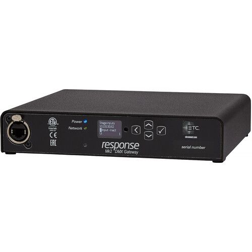  ETC Response Mk2 Four-Port DMX/RDM RJ45 Gateway (Desktop, Black)