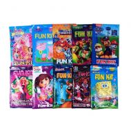 ETC Unlimited Paw Patrol, Monster High, 2 Barbie, Dora, Sponge Bob, Scooby Doo, Super Friends & Ninja Turtles Coloring Books by Fun Kit