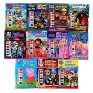 ETC Unlimited Contains Tom & Jerry, Ninja Turtles, Bob The Builder, Angry Birds, Monster High, Dora The Explorer, Barbie X2, Peppa Pig, and Paw Patrol X2 Coloring Books by Paint Bo