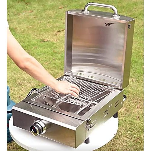  Gas pizza oven and Barbecue grill, ETE ETMATE pizza barbecue combo outdoor stainless steel convenient pizza oven 12 PIZZA Artisan Pizza Oven