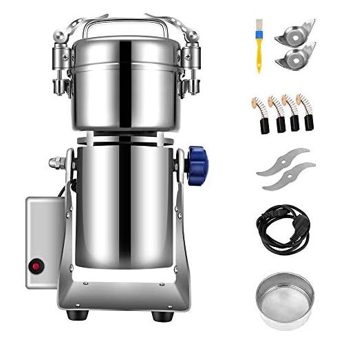  [아마존베스트]ETE ETMATE Portable Electric Grain Mill Cereal Grain Grinder Quick Speed Grinder Powder Machine 28000RPM 3 Blades Timing Grinder Machine Food Processor for Spice Herb Coffee