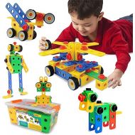 ETI Toys STEM Learning Original Educational Construction Engineering Building Blocks Set for 3, 4 and 5+ Year Old Boys & Girls | Creative Fun Building Toys for Kids Kit, STEM Toys Gift (172 PCS)