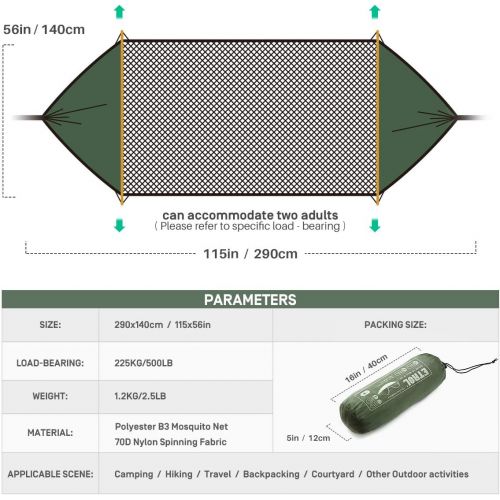  [무료배송] 이트롤 휴대용 모기장 캠핑 해먹 ETROL Mosquito Net Single Camping Hammock