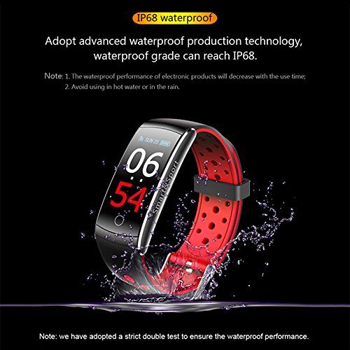  ETbotu Smart Watch, 0,96Zoll IPS LCD Monitor Blutdruck Herzfrequenzmesser Smart Watch, Sport, Fitness-Tracker