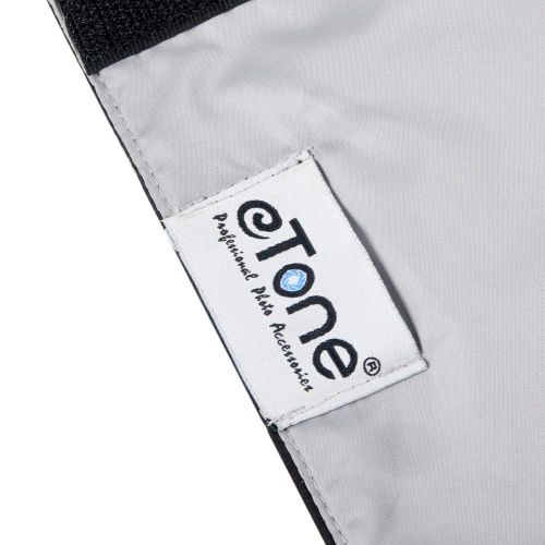  ETone eTone 140x140CM Silver And Dark Black Cloth Wrapping Focusing Hood For All Brand Of 5x7 Or 8x10 Large Format Camera