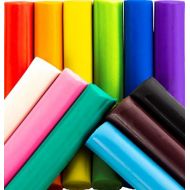 [아마존베스트]Extra Soft, Endlessly Reusable Kids Modeling Clay 12 Color Pack. Non-Toxic Rainbow Play Dough Blocks for Creative Fun For Child Artists. Long Lasting Putty Great for Gifts and Xmas