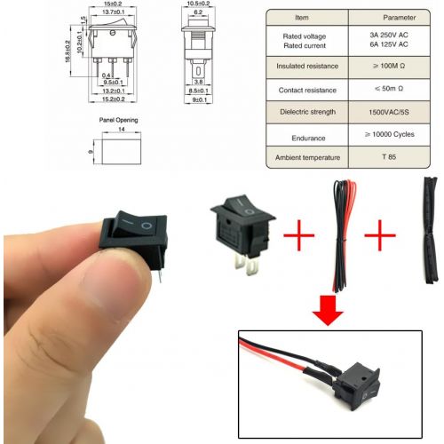  [아마존베스트]EUDAX 6 set Rectangular Mini Electric 1.5-3V 24000RPM DC Motor with 84 Pcs Plastic Gears,Electronic wire, 2 x AA Battery Holder ,Boat Rocker Switch,Shaft Propeller for DIY Science