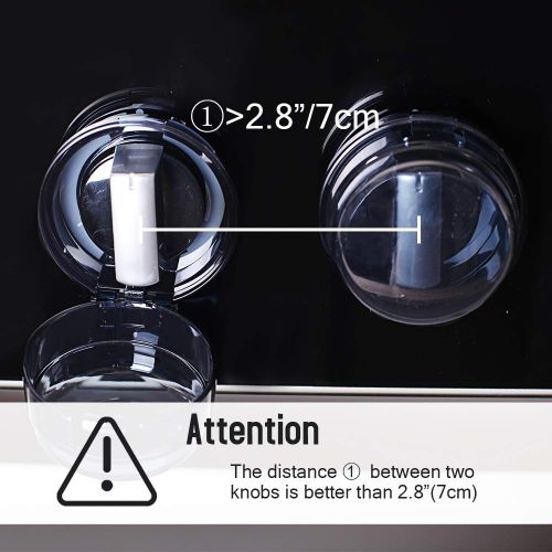  [아마존베스트]EUDEMON Eudemon 6 Pack Suit for Small Gas Knob,Safety Children Kitchen Stove Knob Covers & 12 Pack US...