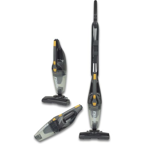  Eureka Blaze Stick Vacuum Cleaner, Powerful Suction 3-in-1 Small Handheld Vac with Filter for Hard Floor Lightweight Upright Home Pet Hair, Dark Black