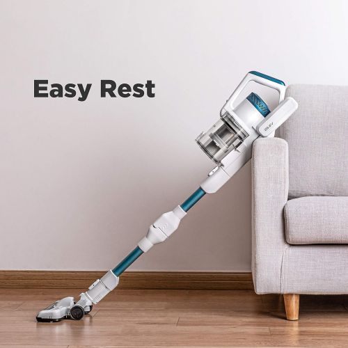  Eureka LED Headlights, Efficient Cleaning with Powerful Motor Lightweight Cordless Vacuum Cleaner, Convenient Stick and Handheld Vac, Flex Blue