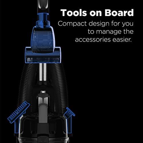  Eureka PowerSpeed Bagless Upright Vacuum Cleaner, Pet Turbo, Black