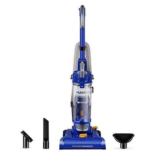  eureka NEU182A PowerSpeed Bagless Upright Vacuum Cleaner, Lite, Blue