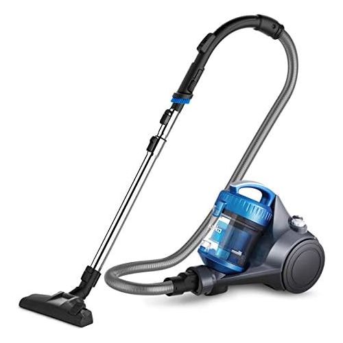  eureka WhirlWind Bagless Canister Vacuum Cleaner, Lightweight Vac for Carpets and Hard Floors, Blue