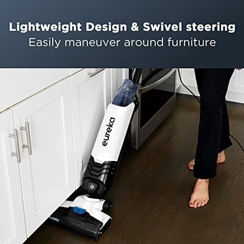  Eureka All in One Wet Dry Vacuum Cleaner and Mop for Multi-Surface Lightweight Self-Cleaning System, for Hard Floors and Area Rugs, 2-in-1, Corded