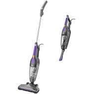 Eureka Lightweight Corded Stick Vacuum Cleaner Powerful Suction Convenient Handheld Vac with Filter for Hard Floor, 3-in-1, Purple