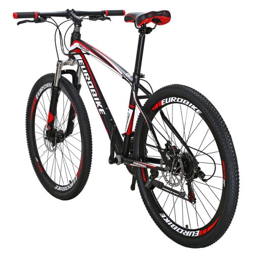 EUROBIKE EURX1 27.5 Inch Wheels Mountain Bike 21 Speed MTB Bicycle Suspension Fork Mountain Bicycle