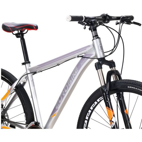  EUROBIKE EURX9 Mountain Bike 21 Speed 29 Inches Wheels Dual Disc Brake Aluminum Frame MTB Bicycle