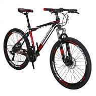 EUROBIKE EURX1 GTR Aluminium Mountain Bike 21 Speed Shifting 26 Inches Wheel Dual Disc Brake MTB Bicycle