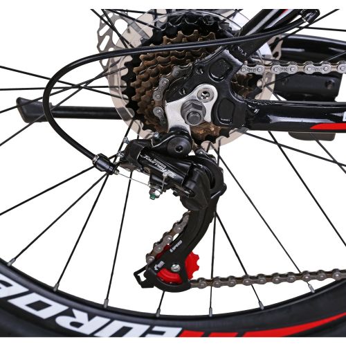  EUROBIKE EURX1 GTR Aluminium Mountain Bike 21 Speed Shifting 26 Inches Wheel Dual Disc Brake MTB Bicycle