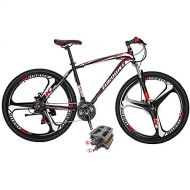 Eurobike Bikes X1 27.5 Inches Wheels 21 Speed Mountain Bike Dual Disc Brake Bicycle